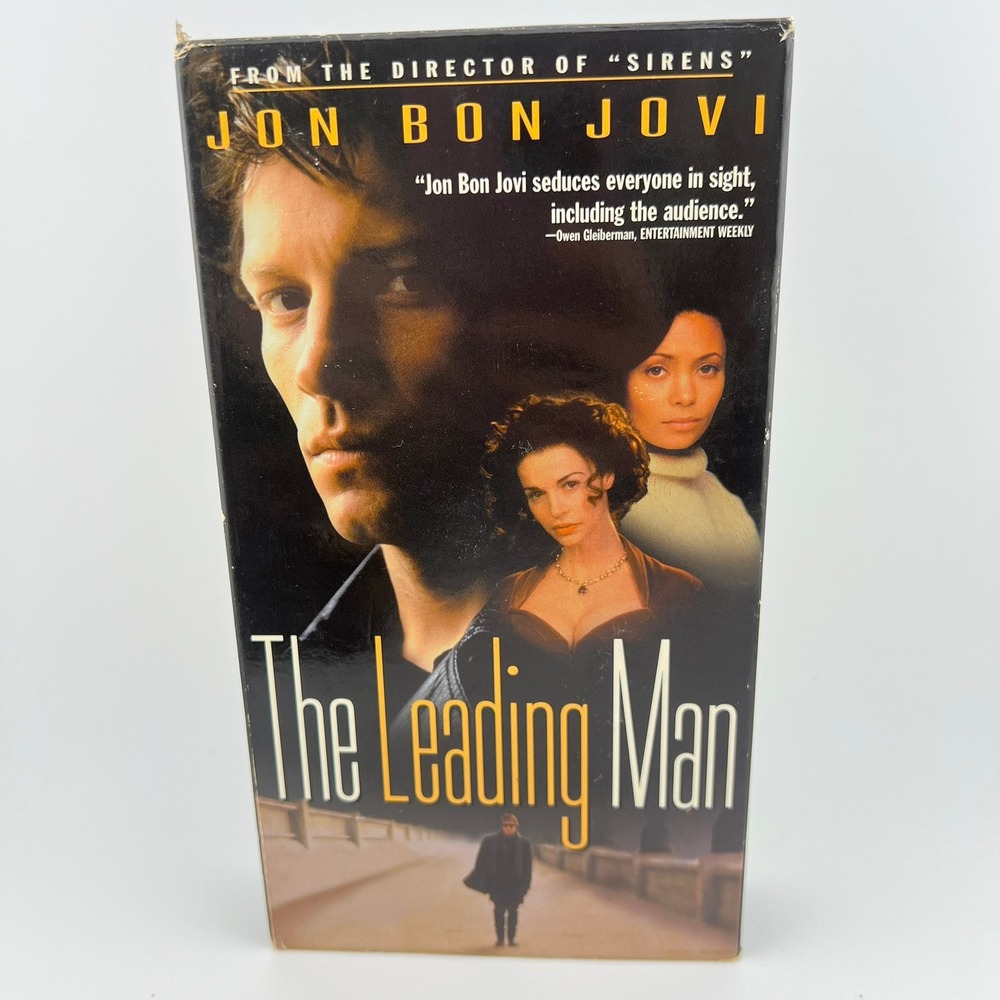 The Leading Man VHS 1996 Jon Bon Jovi Romantic Thriller BMG Video